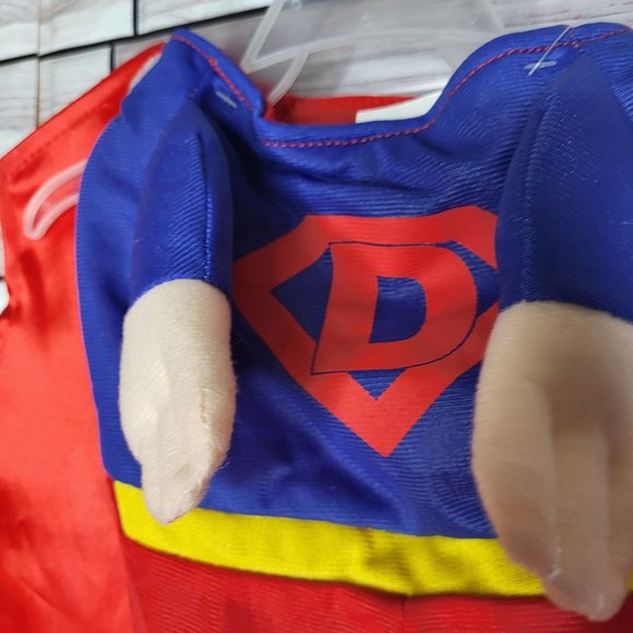 New SimplyDog Halloween Costume Superman Red Blue Dress Up For Medium‎ Large Dog - Picture 2 of 11